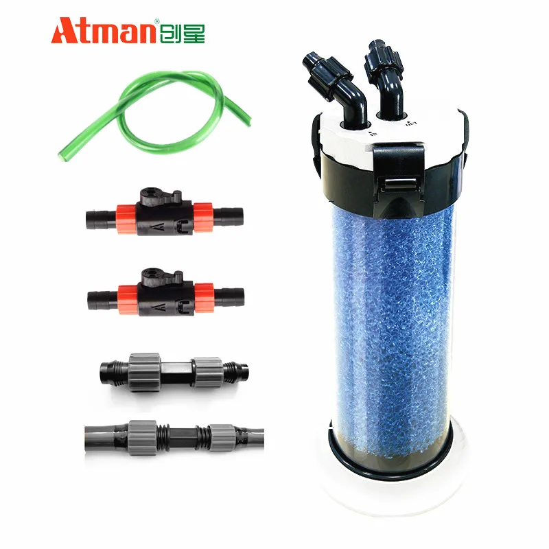 Atman Pre filter for aquarium fish tank external prefilter barrel QZ30 turtle jar external barrel filter pump