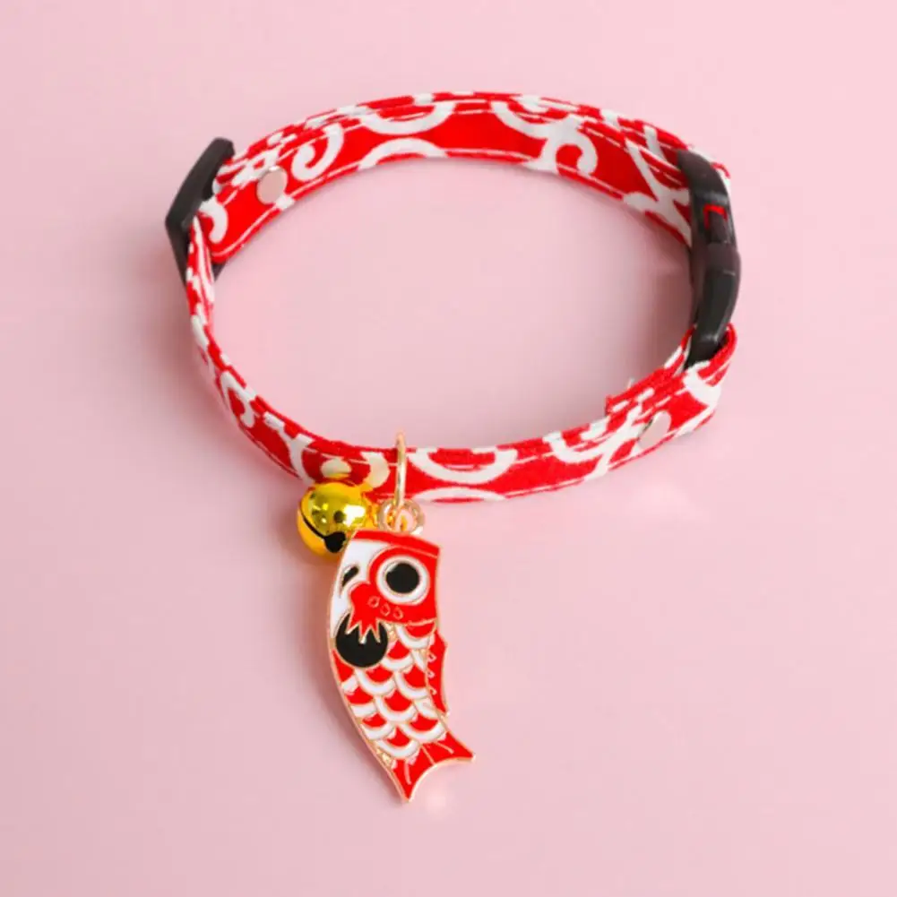 Puppy Necklace  Smell-less   Pet Collar Breakaway Cat Collar with Bell