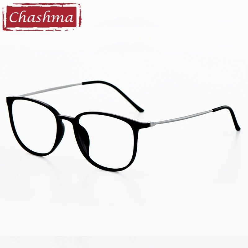 Chashma Prescription Eyewear Women Optical Light Clear Frame ULTEM Durable Flexible Glasses Myopia Fashion Round Glasses Men