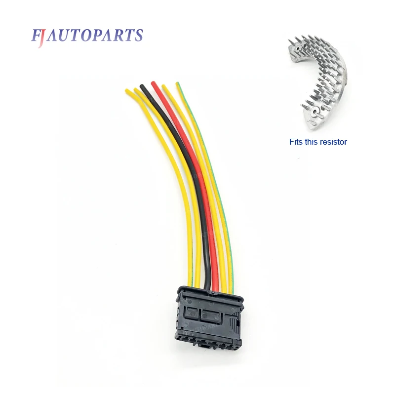 Wiring Harness Cable Connector for Air Conditioning Fan Blower Heater Resistor for Peugeot 206 207 307 Citroen Xsara Picasso