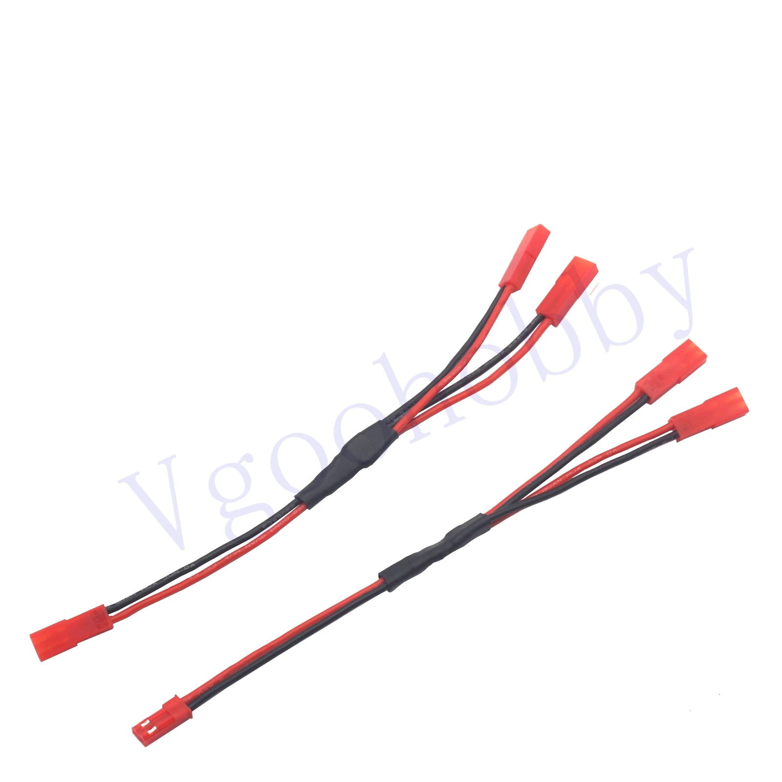 4PCS JST Plug Splitter,JST Male Female Y Cable,JST Y Parallel Adapter Splitter Harness for Traxxas TRX-4 1/10 RC Car Crawler ESC