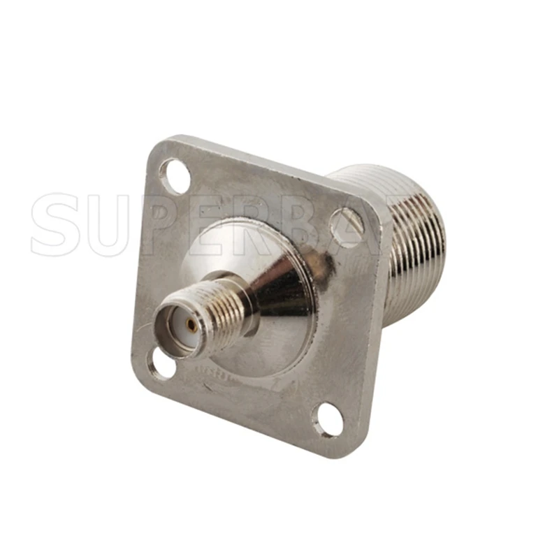 Superbat SMA-N Adapter Sma Jack Naar N Vrouwelijke Panel Mount Schot Straight Rf Coaxiale Connector