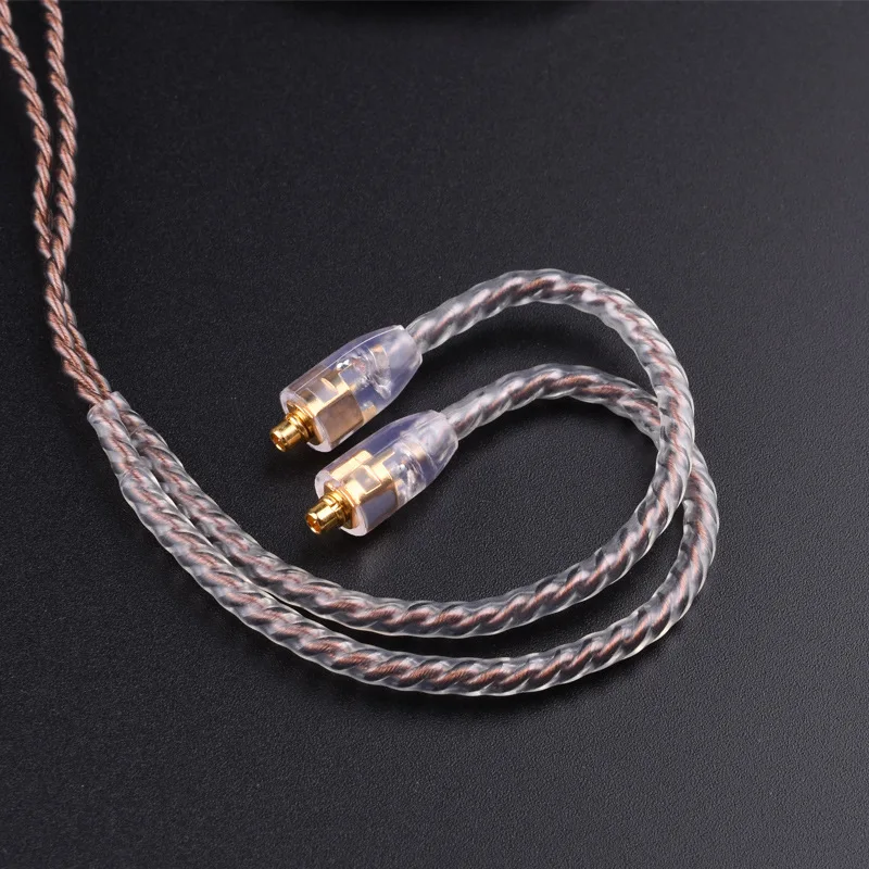 DIY เรซิ่นสายหูฟัง ie40 สำหรับ Shure mmcx se215 535se846DIY คริสตัลเดี่ยวหูฟังไข้อัพเกรด