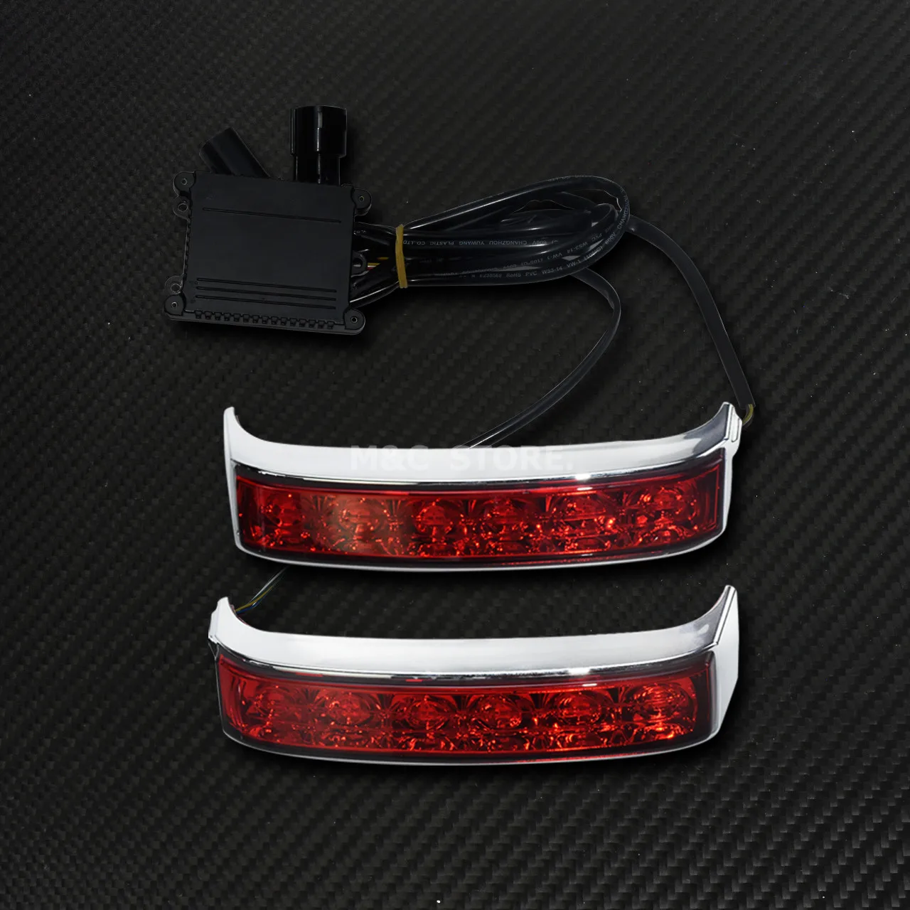 Saddle Bag Luggage Tail Lamp Following Turn Signal Running Hazard Brake Light For Harley Touring Road King Street Electra Glide