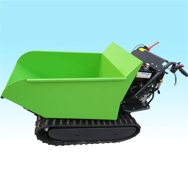 

SYNBON 0.5Ton Load Capacity Micro Tracked Carriage Truck Crawler Dumper Small Transporter Dumper