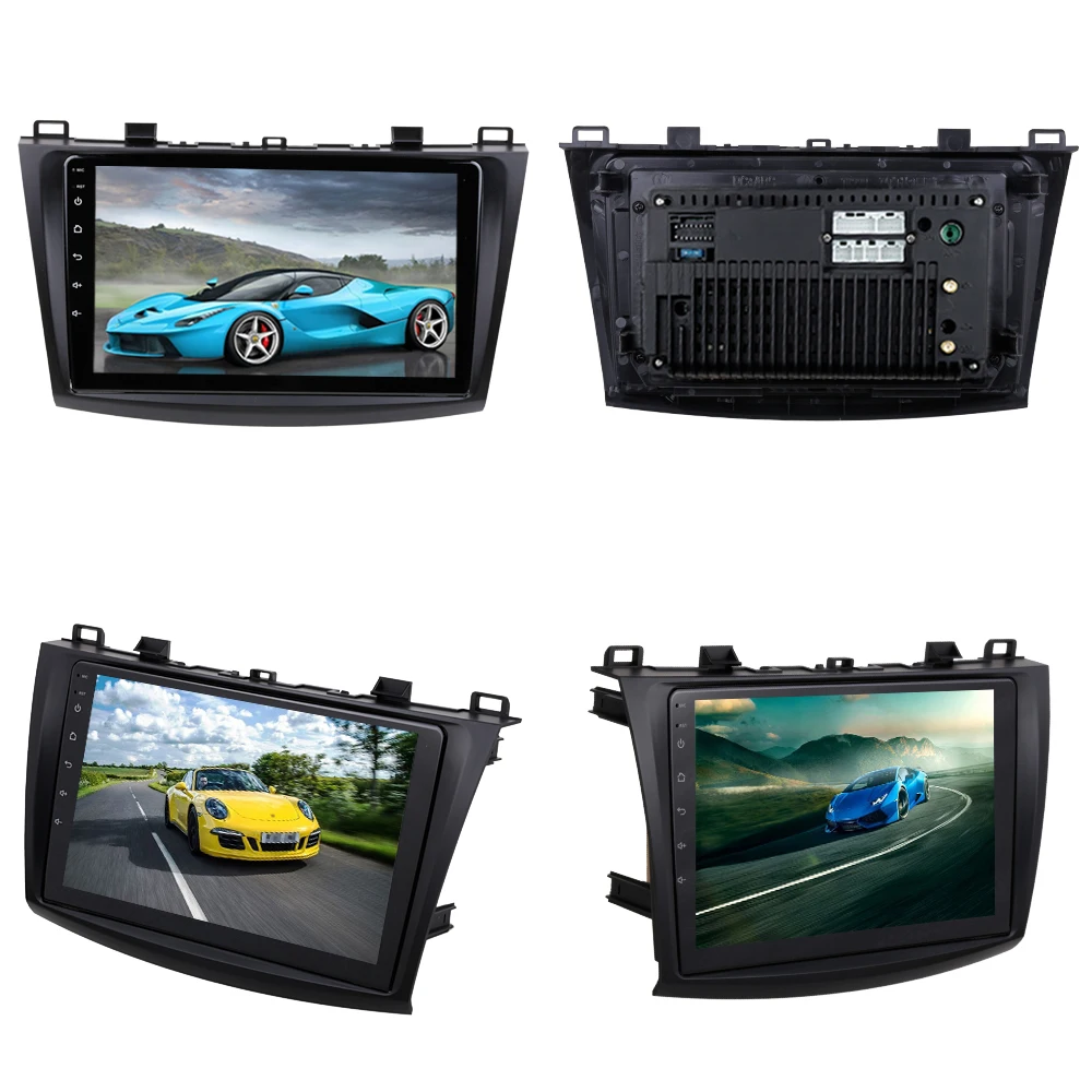 SINOSMART 9" Android Autoradio für Mazda 3 (Mazda3) / Axela 2009–2013 BL, GPS-Navigation, OEM-Stil, CarPlay, Android Auto, unter – Detail 3