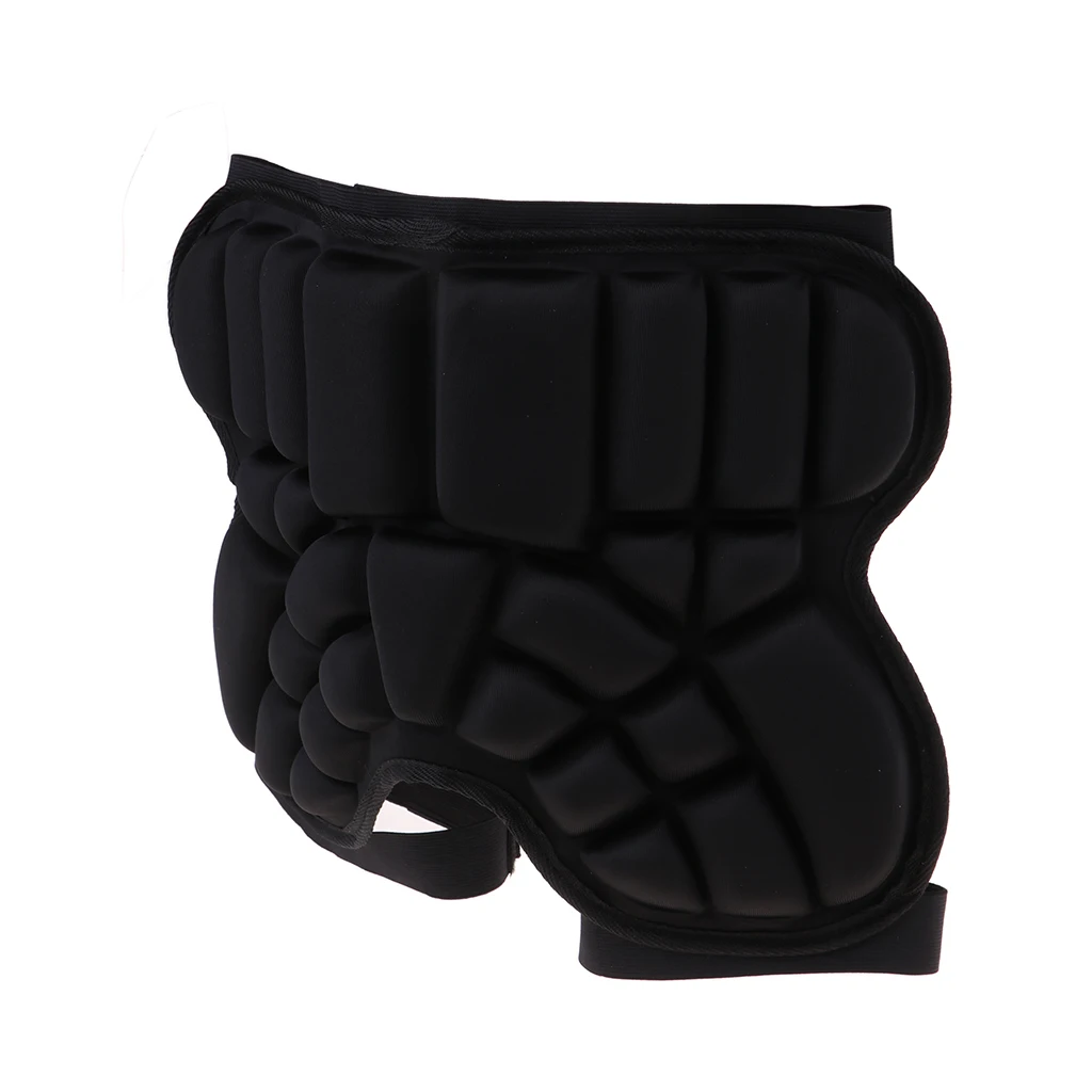 Kids EVA Paded Short Pants 3D Protection Hip Butt Protective Gear Adjustable Strap Waist Guard Impact Pad for Ski Ice Skating