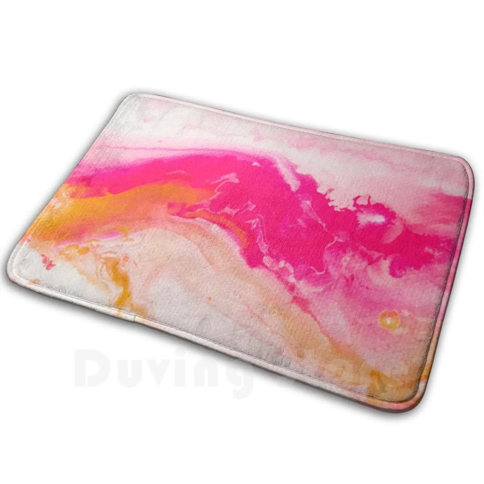 Wherever You Are-How Deep By Jess Cargill Carpet Mat Rug Cushion Soft Acrylic Painting Abstract Painting