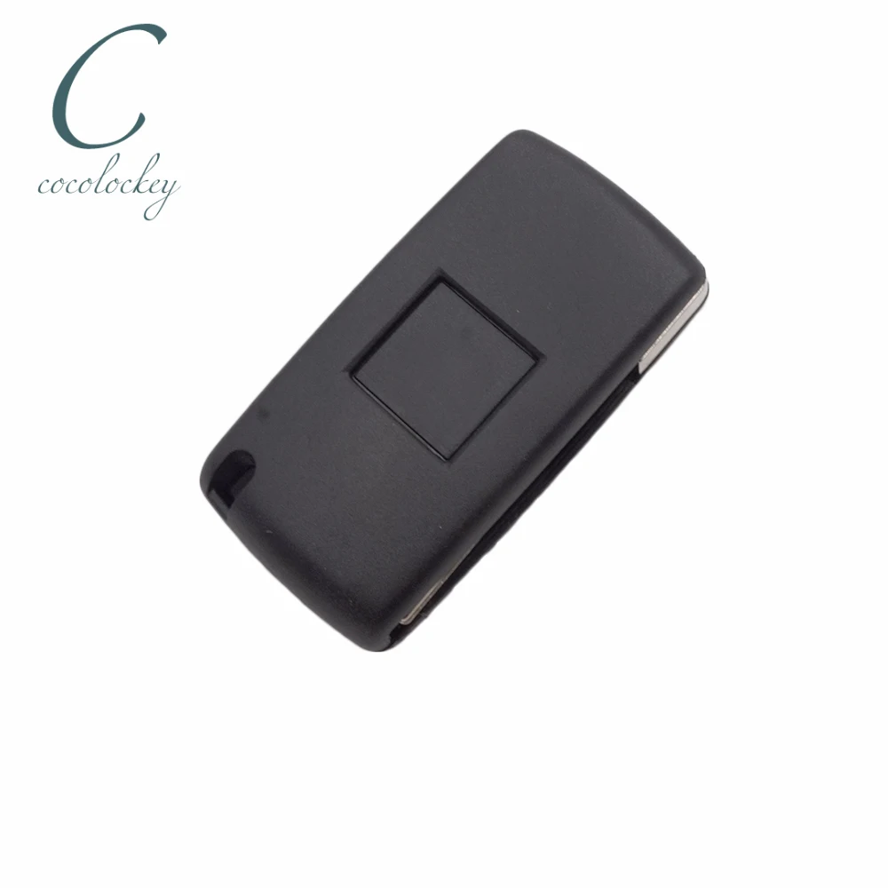 1pcs Replacement 4 button flip key fob case for Peugeot 1007 807 remote new case for Peugeot Key Case Cover Cocolockey