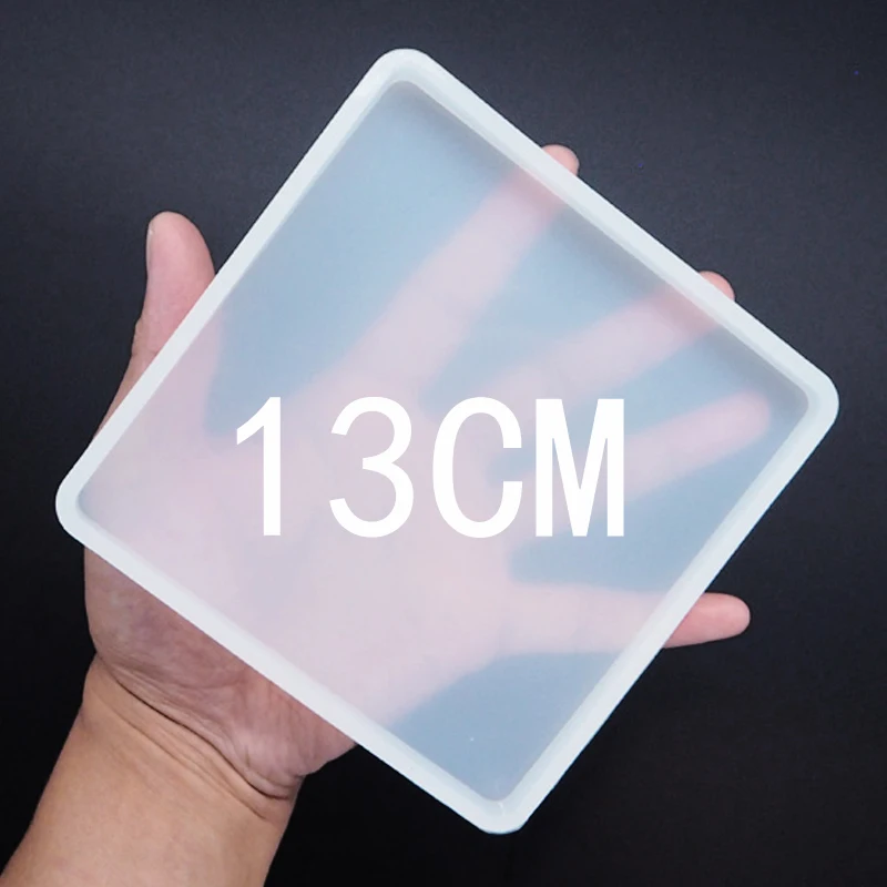 Big Square Coaster Silicone Mold Large Fluid Artst Mold Resin Coaster Making Epoxy Resin Crafts Make Your Own Coaster