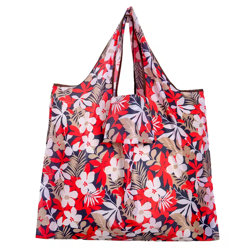 Big Size Thick Nylon Large Tote ECO Reusable Polyester Portable Shoulder Women's Handbags Folding Pouch Shopping Bag Foldable - Image 12