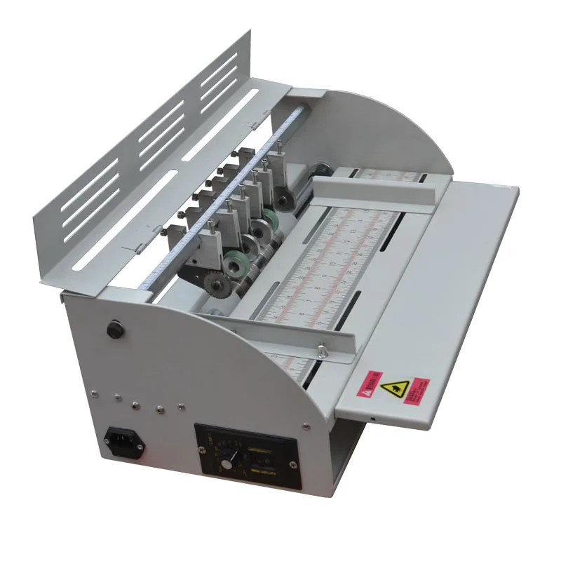 Máquina Eléctrica de plegado de papel, 220V/110v, 460mm, cortadora de papel, perforadora