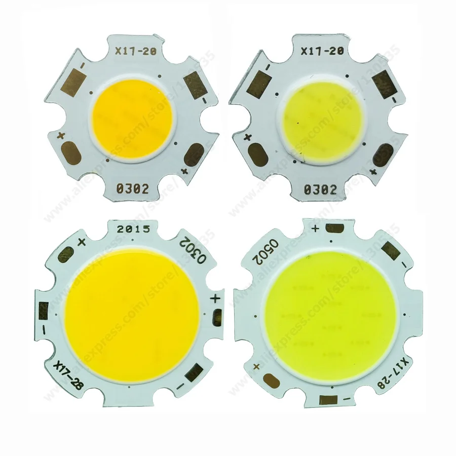 10PCS  3W 5W 7W 10W led COB beads 20mm/28mm Led Chip Diodes Surface Light source for Led Bulb Spotlight Street downlight Lamps