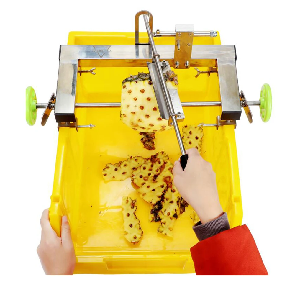 

Pineapple Peeling And Removing Pit Machine Pineapple Peeler