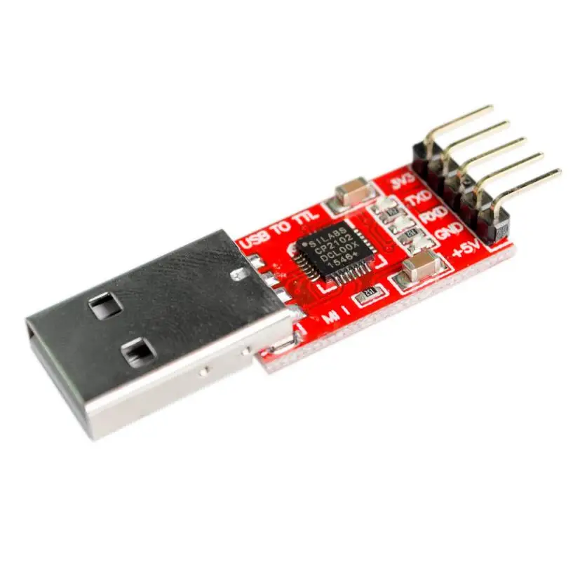 

5pcs/lot CP2102 module USB to TTL serial UART STC download cable PL2303 Super Brush line upgrade for arduino