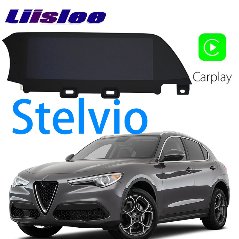 

LiisLee Car Multimedia GPS Audio Radio Stereo CarPlay For Alfa Romeo Stelvio 2016 2017 2018 2019 Original Player Navigation NAVI