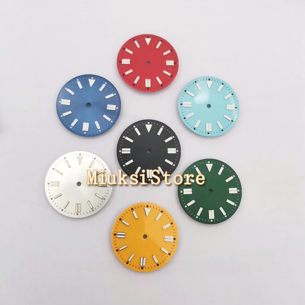 31mm/28.5mm watch dial luminous fit NH35 NH36 ETA2824 2836 Miyota8205 8215 821A DG2813 3804 movement