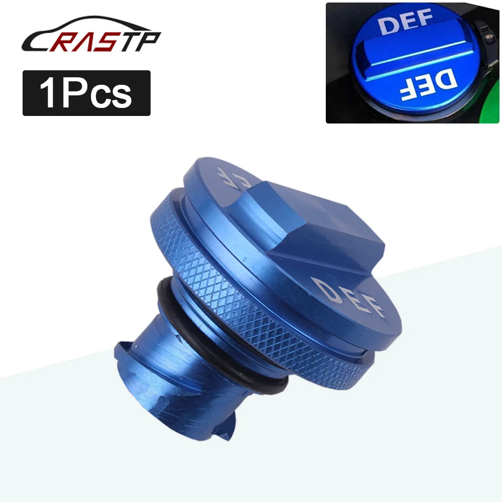 RASTP-Aluminum DEF Diesel Fuel Cap For Dodge Ram Truck 1500 2500 Easy Grip Design 2013-2017 Fuel Tank Cap Oil Cover RS-CAP015