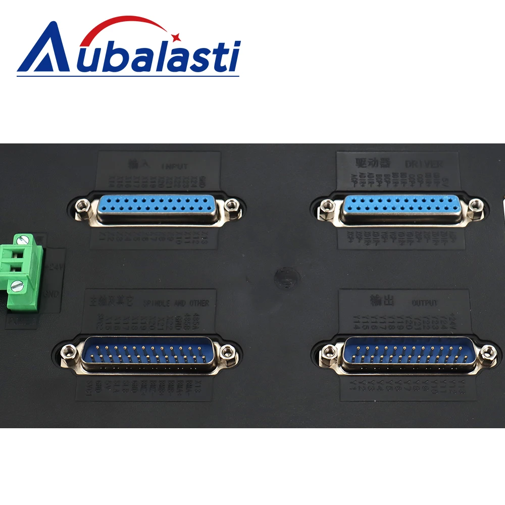 Aubalasti XC609M CNC 밀링 시스템 1-6 축 독립형 오프라인 컨트롤러 브레이크 아웃 보드 연결 컨트롤러