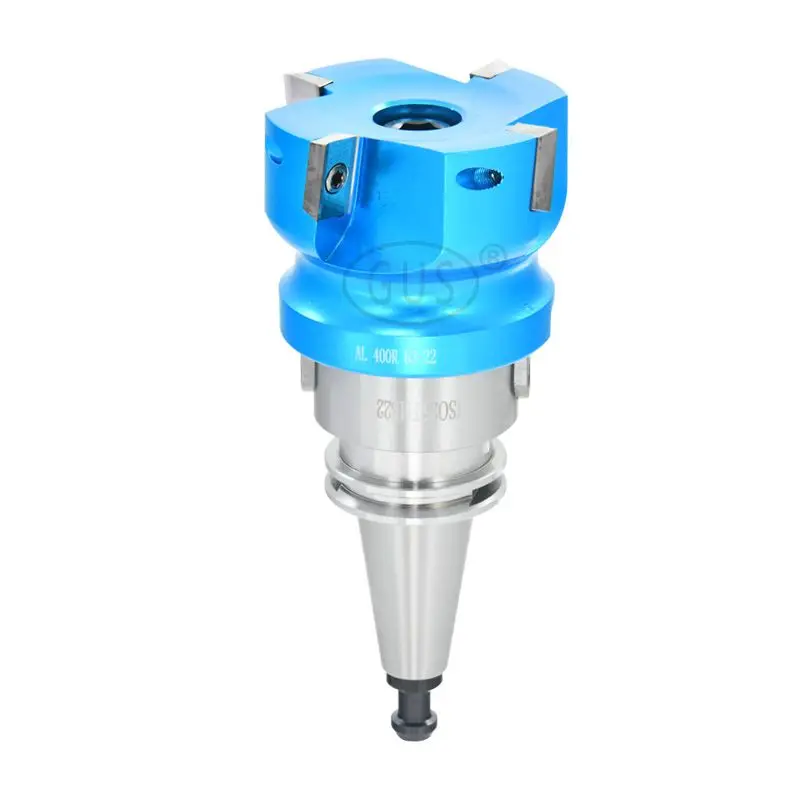 Imagem -04 - Rosto Endmill Titular Concha Moinho de Extremidade Mandril Fresagem Cnc Mais Bap400r 50 63 80 100 Cortador 10 Peças Apkt1604 Lâmina Novo Peças Iso25 Iso20 Fmb22