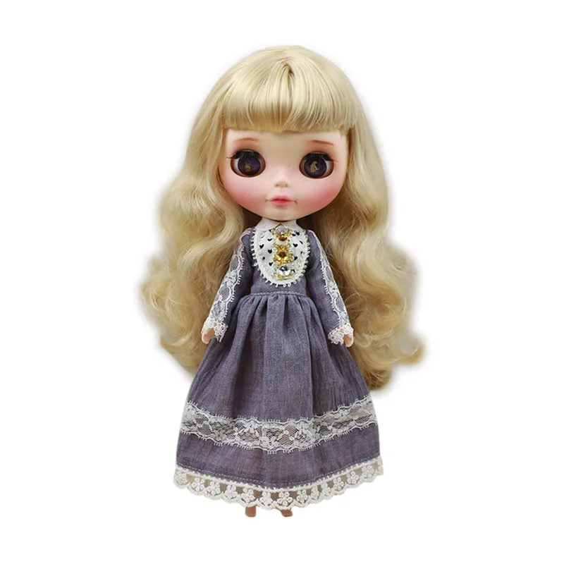 Fortune Days DBS 1/6 doll 7 colors lace long dress.