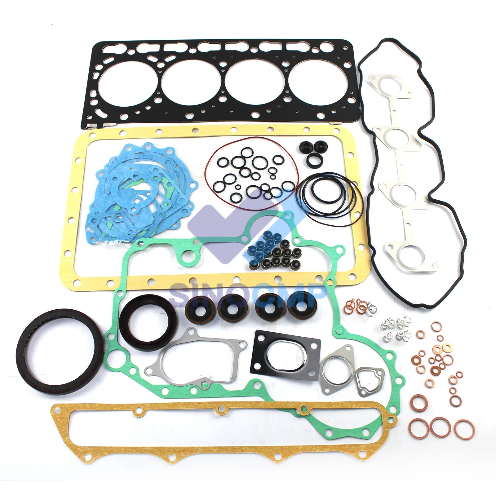 

V3800 V3800T Engine Overhaul Gasket Kit for Kubota Bobcat Excavator 1G574-99355 Excavator Aftermarket Parts