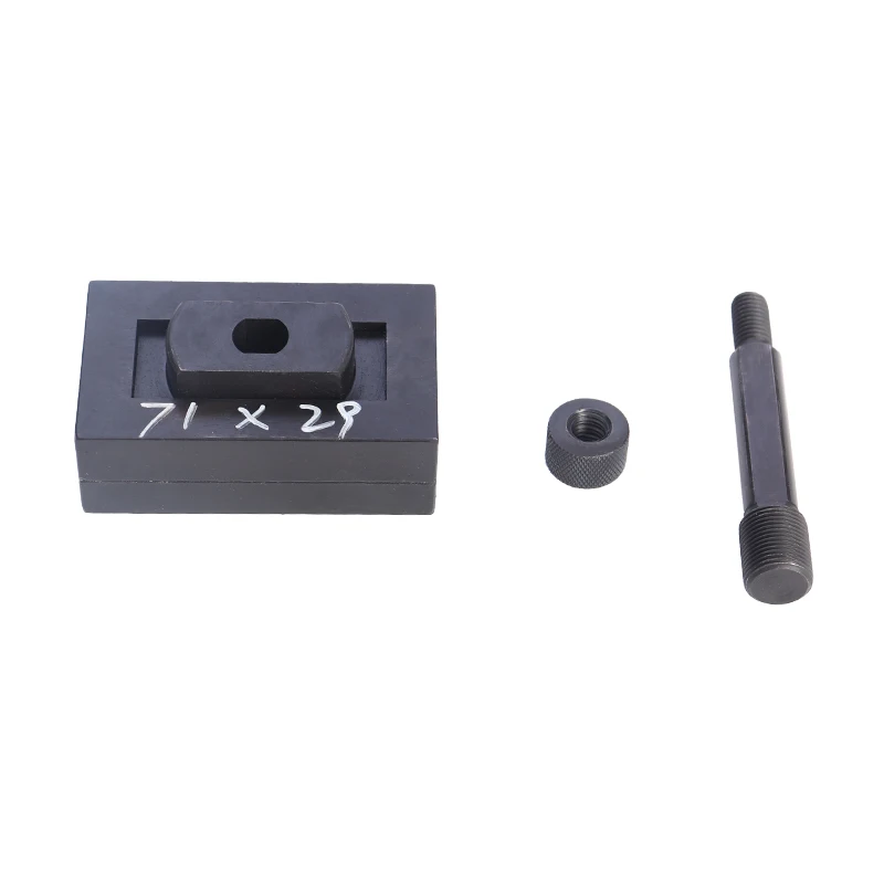 قالب تثقيب هيدروليكي من الفولاذ المقاوم للصدأ مخصص ، مستطيل يدوي ، 15 ، 71x29mm