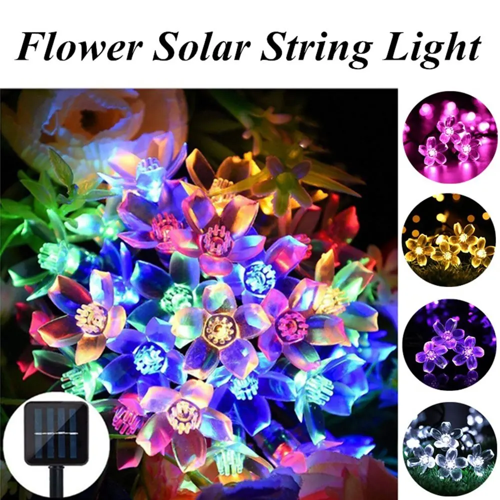 

LED Solar Light String for Outdoor Decoration, Waterproof String for Christmas, 12m