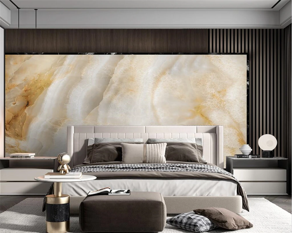 

Beibehang настроить papier peint современный минималистичный светлый роскошный высококачественный решетка из цельного дерева спальня диван фон обои