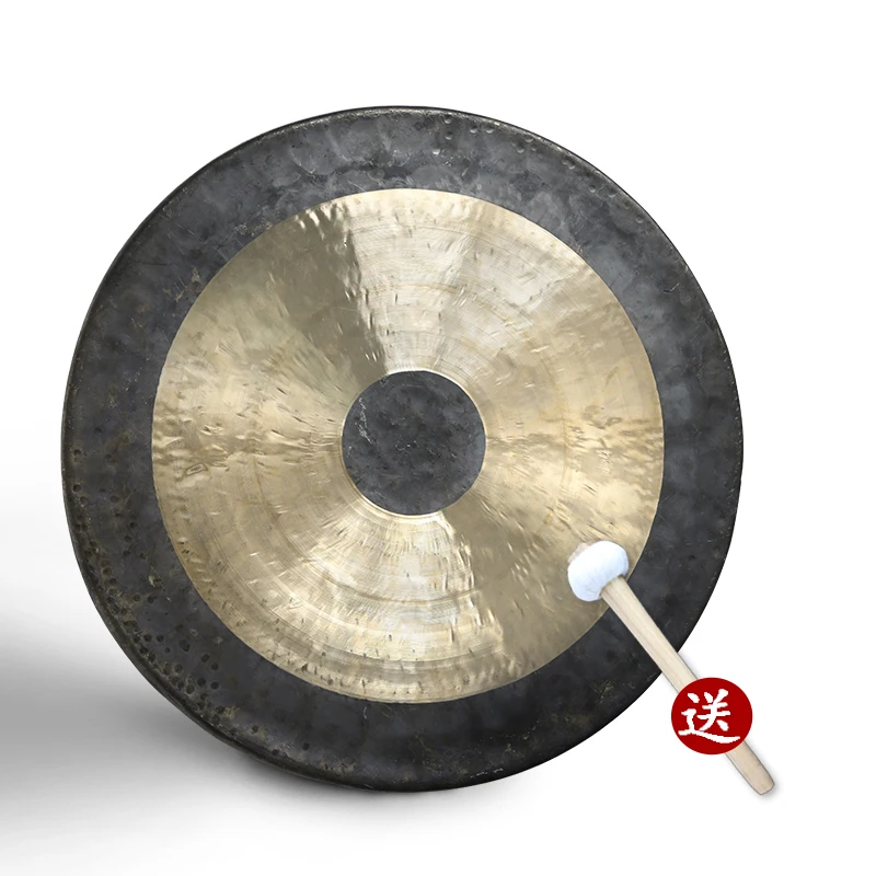 18cm-50cm Hand hammering Chinese famous gong Wuhan Copper Gong with Gong Hammer Chao gong Road opening Gong