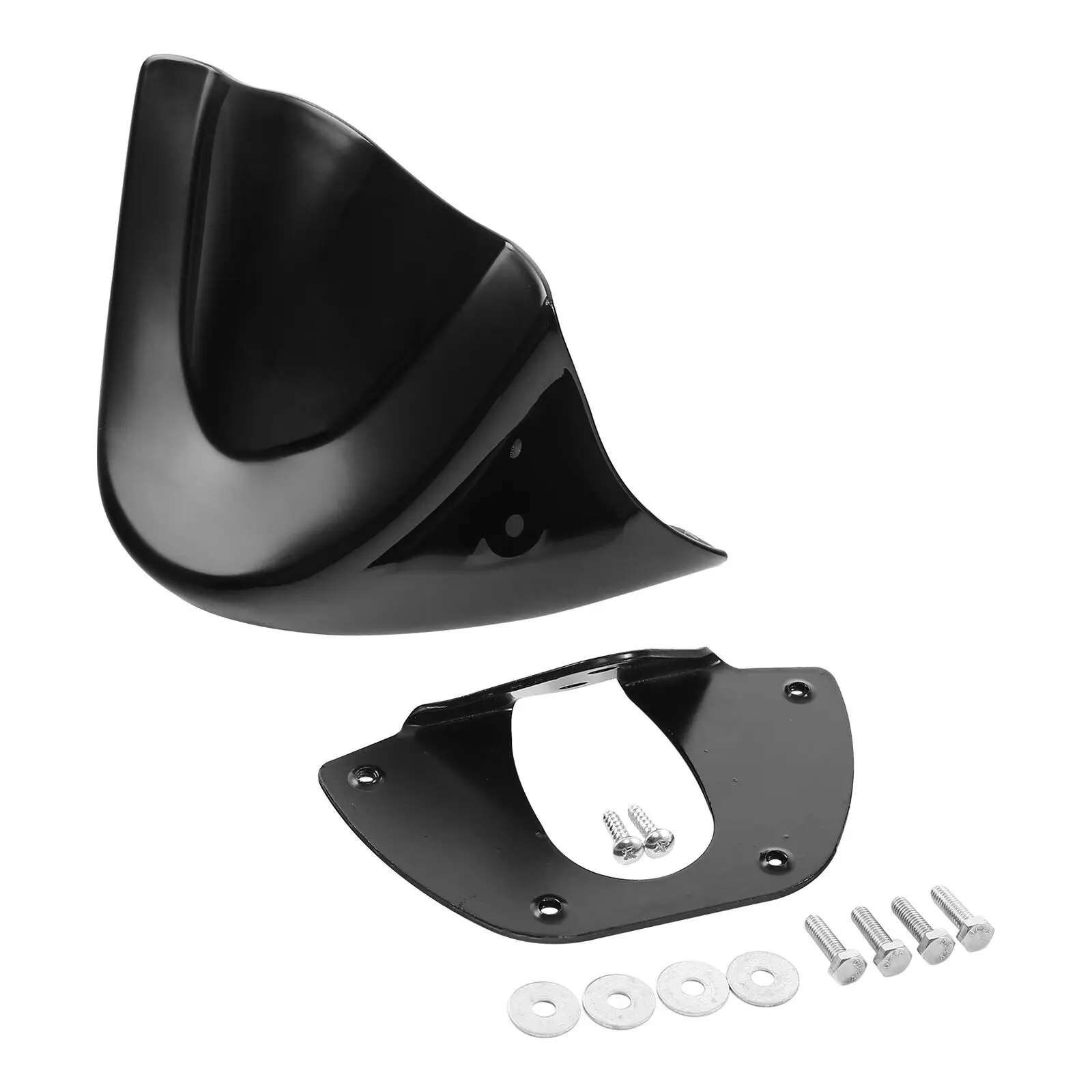 

Motorcycle Front Chin Spoiler Fairing Mudguard Cover For Harley Dyna Fat Bob Street Bob 2006-2017