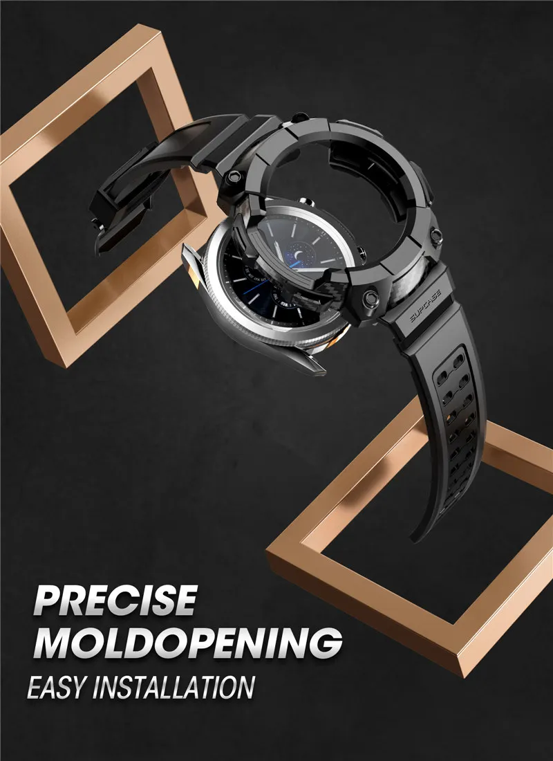 For Samsung Galaxy Watch 3 Case 45mm (2020) SUPCASE UB Pro Rugged Protective Cover with Strap Bands For Samsung Galaxy Watch 3