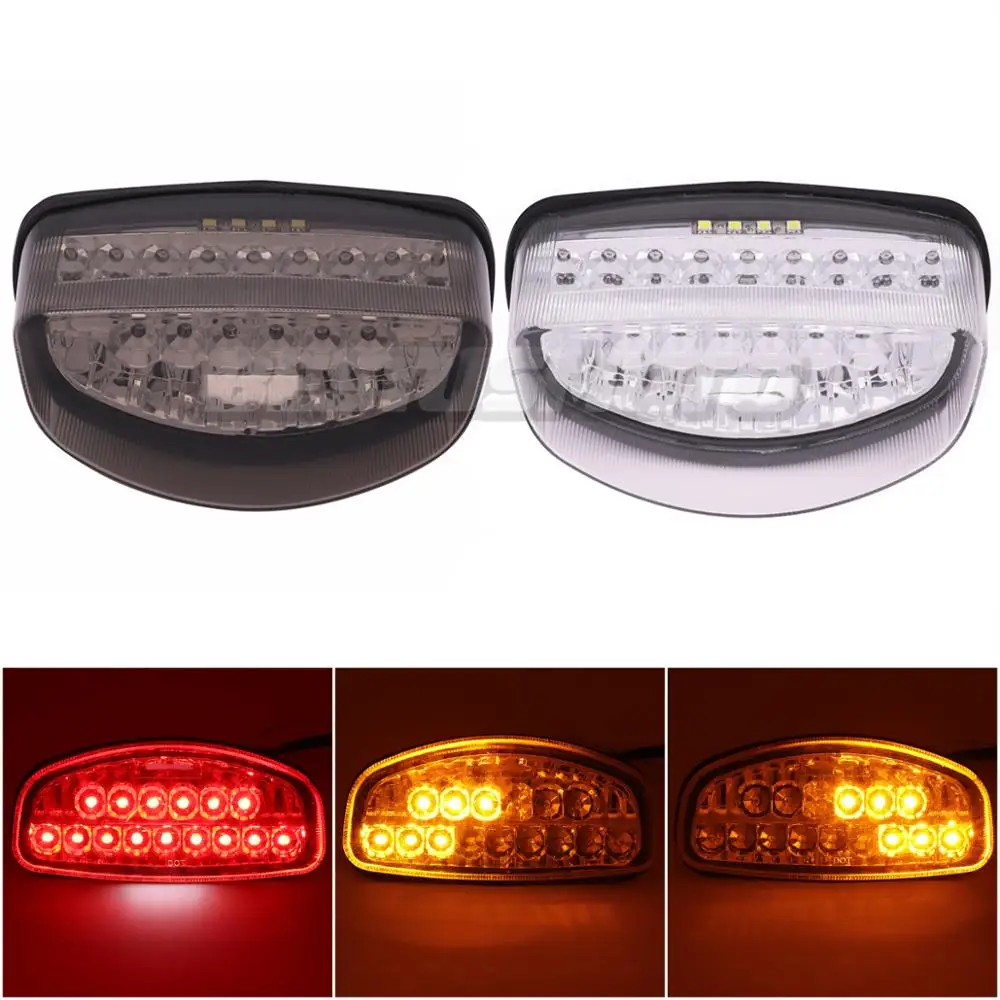 

Motorcycle Tail Light Brake Turn Signals Integrated LED Light For Honda CBR1100XX Hornet 250 600 1997 1998 1999 2000 2001-2003