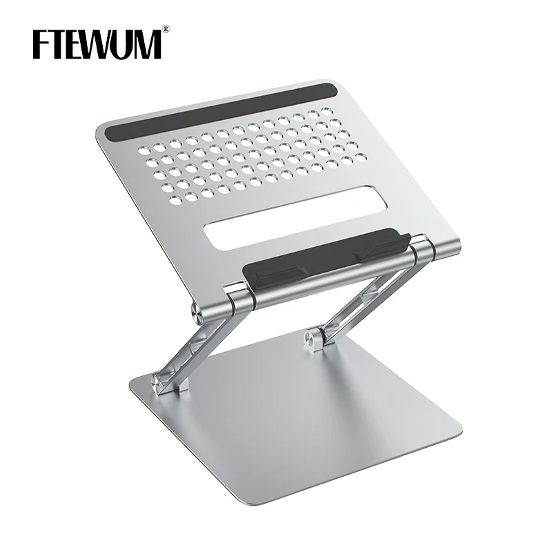 FTEWUM  Laptop Stand High Quality Aluminum Alloy Retractable Folding Adjustable Bracket For Heat Dissipation Portable Bracket