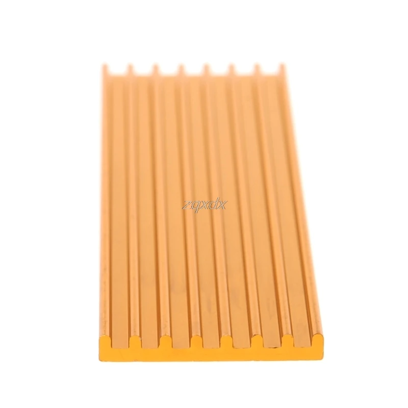 High Quality Aluminum Radiator Heatsink For M.2 PCIE Solid State Disk SSD 2280 70x22x3mm
