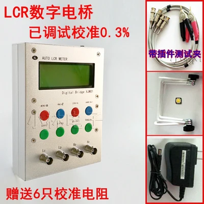 Imagem -02 - Ponte Digital 0.3 Lcr Testador de Resistência Indutância Capacitância e Esr Produto Acabado Xjw01