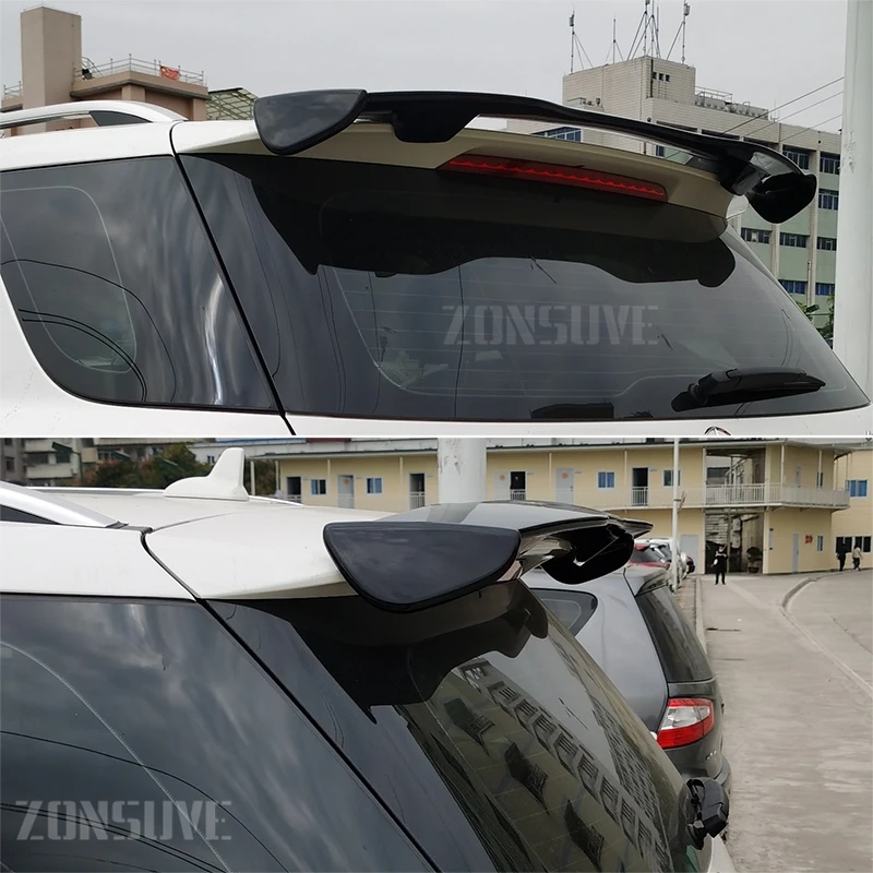 For Peugeot 4007 Spoiler ABS Plastic Hatchback Roof Rear Wing Body Kit Accessories