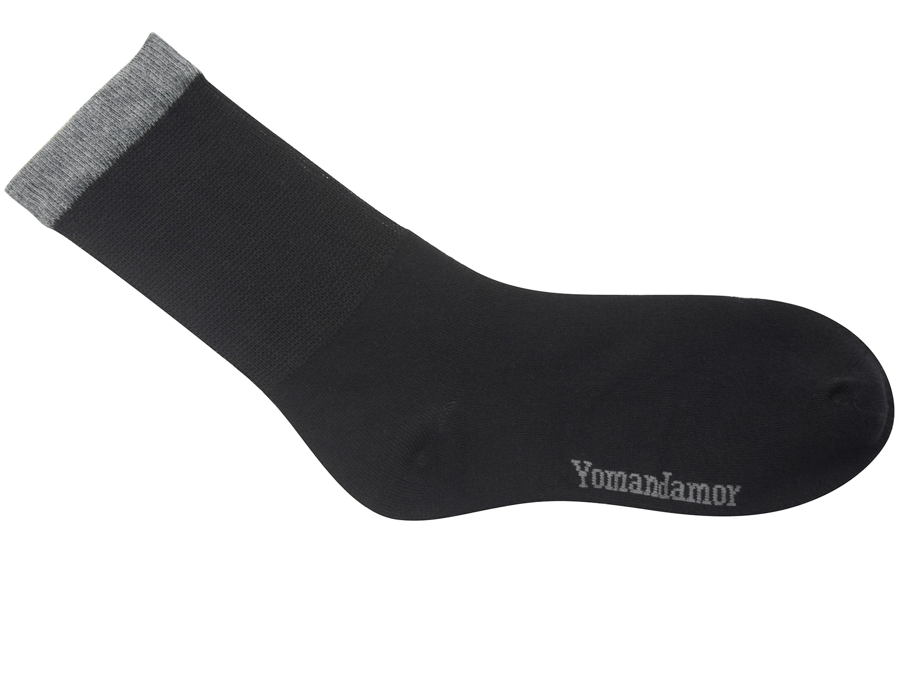 Chaussettes mi-mollet en bambou pour hommes, chaussettes pour diabétiques, parka sans couture, 6 paires, taille L, meilleures chaussettes, taille 10-13