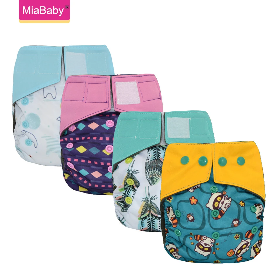 

MIABABY OS Updated Night AI2 Heavy Wetter cloth diaper,charcoal bamboo inner, high absorbent but non bulky, fits 3-15kg baby