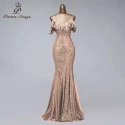 Formal evening dresses long evening gowns mermaid dresses woman party night suspender vestidos de fiesta de noche