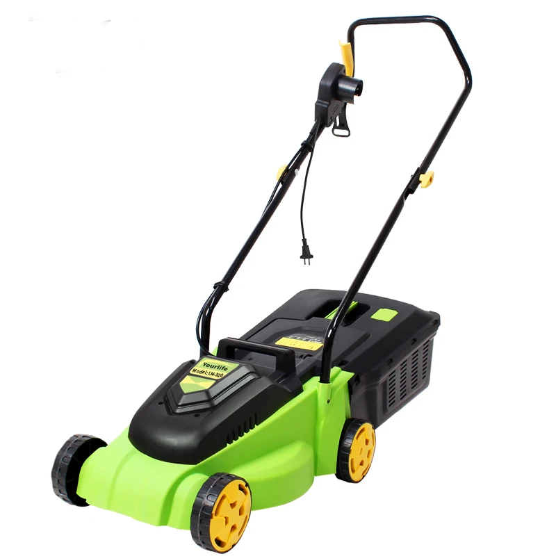 High quality 1600W Home Electric Lawn Mower Touching Lawn Mowers Push-type Lawn Mower 230V-240V / 50Hz 330mm 3300r/min Hot Sale