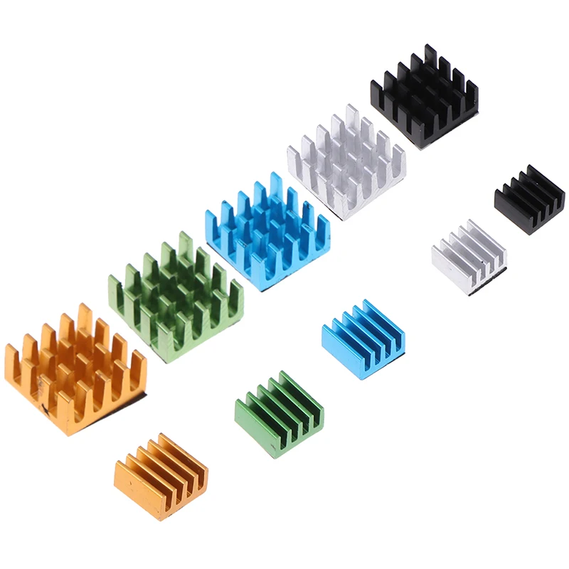 8pcs/set Aluminum Alloy Heatsink Cooling Pad Cooler Radiator Heat Sink For Raspberry pi 2/3/4B