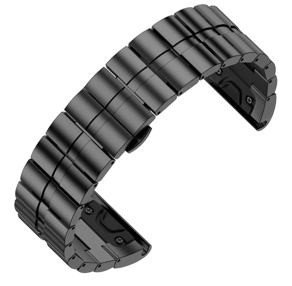 26mm 22mm QUICKFIT Metal Strap for Garmin Fenix 6 6X Pro / Tactix Delta / MARQ Wrist Band Fenix 5x Plus 3 HR Bracelet Watchband