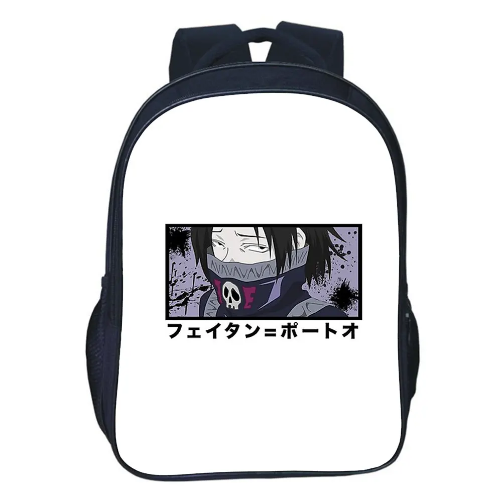 Hunter X Hunter School Bag Japanese Manga Killua Eyes Killua HxH Anime Backpacks Japan Harajuku Bookbag Boys Girls Rucksack