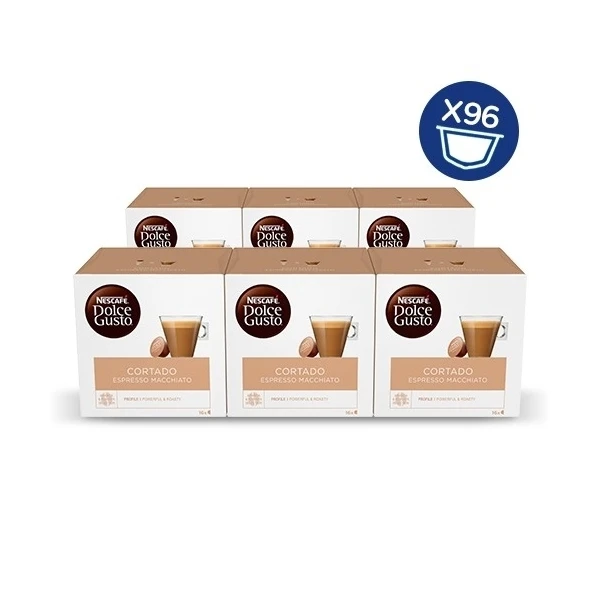 Lot de 6 paquets DOLCE goût coupe EXPRESSO MACCHIATO