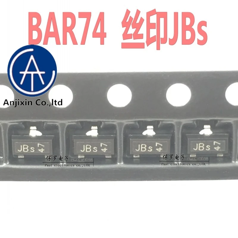 

10pcs 100% orginal new high-speed switching diode BAR74 silk screen JBs SOT-23 real stock