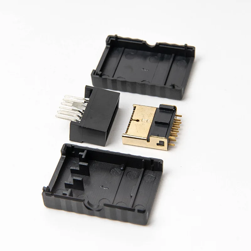 50pcs RGB 12P 수-암 소켓 슬롯 플러그, 커넥터 잭