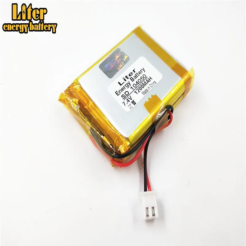 7.4V 1200mAh 104050 XH2.54 Polymer Li-ion battery for DVD TV Digital Satellite Finder Meter WS-6933 WS-6923 lithium ion battery