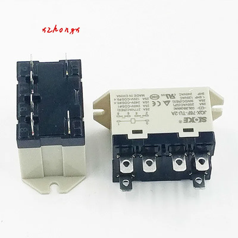 Small High Power Relay JQX-76F-TU-2A25A200V-240V6 Foot RGF SOKE