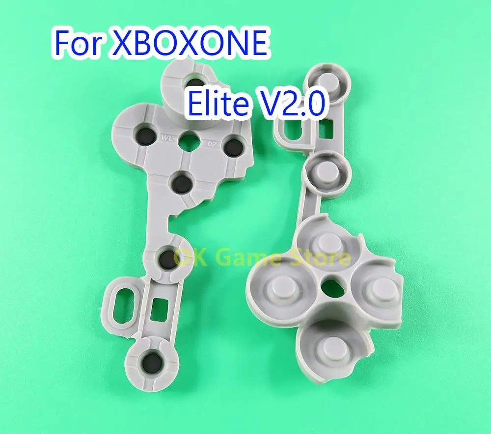 2 pezzi pulsante in gomma conduttiva originale per xbox one elite 2 controller di gioco pad cuscinetto in gomma conduttiva per XBOX ONE Elite V2.0